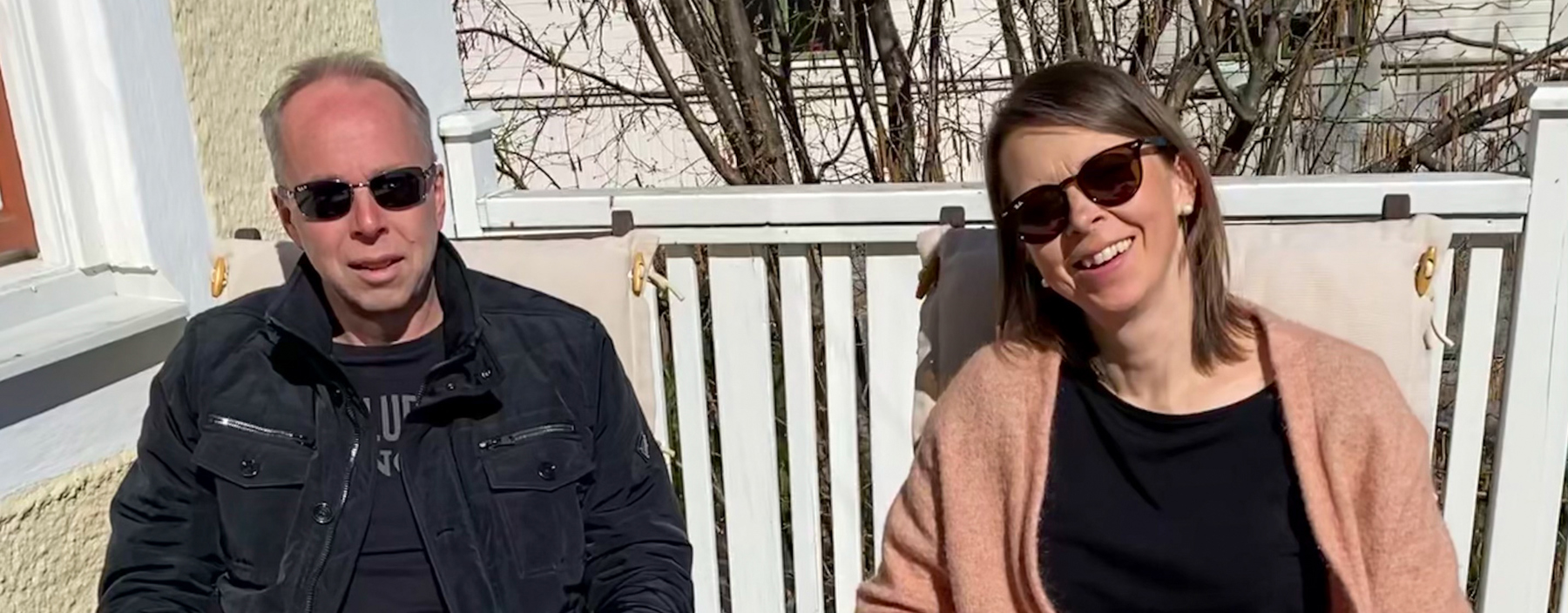 Mats Tuomas och Frida Ancker Wikholm.
