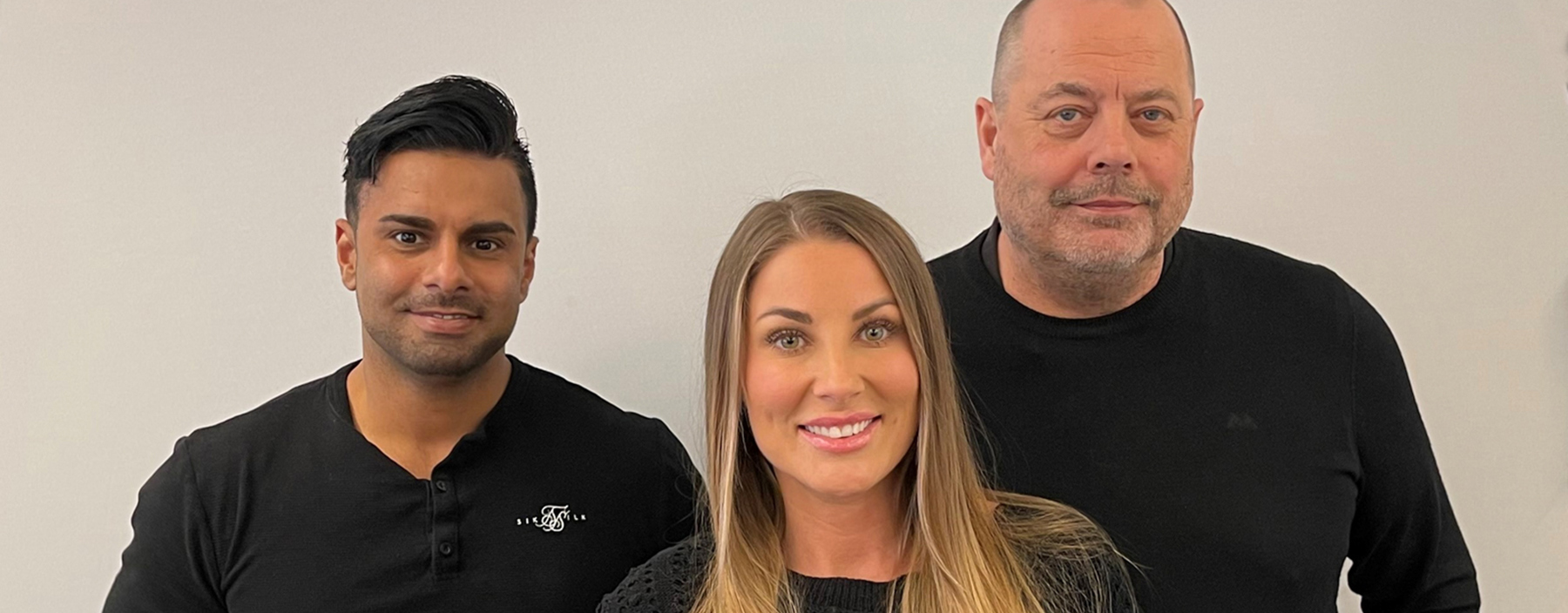 Amir Daii, Carolin Mihic och Pelle Melin, Kvadrat Tech Stockholm.