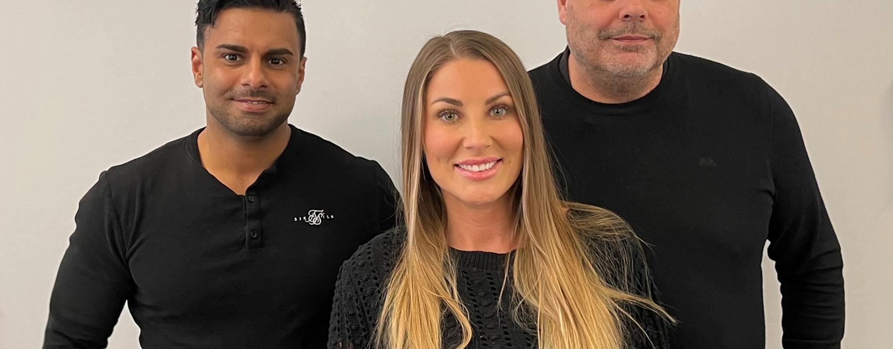 Amir Daii, Carolin Mihic och Pelle Melin, Kvadrat Tech Stockholm.