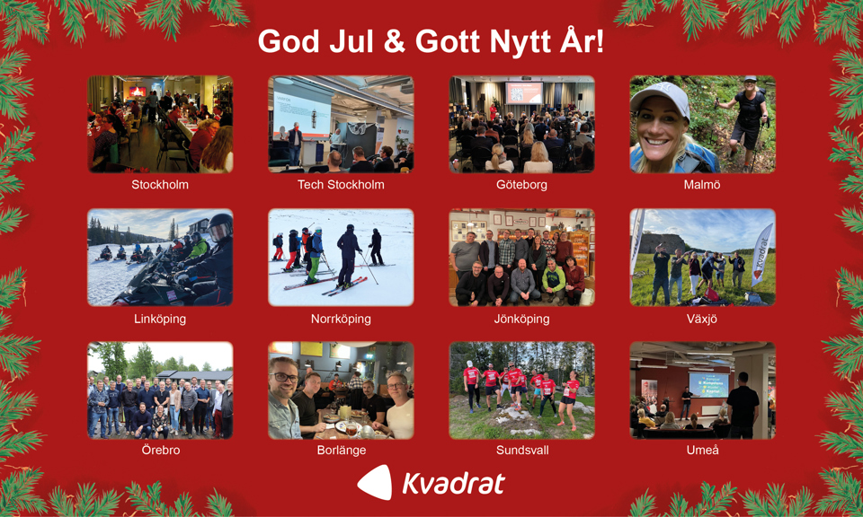 God jul från Kvadrat!