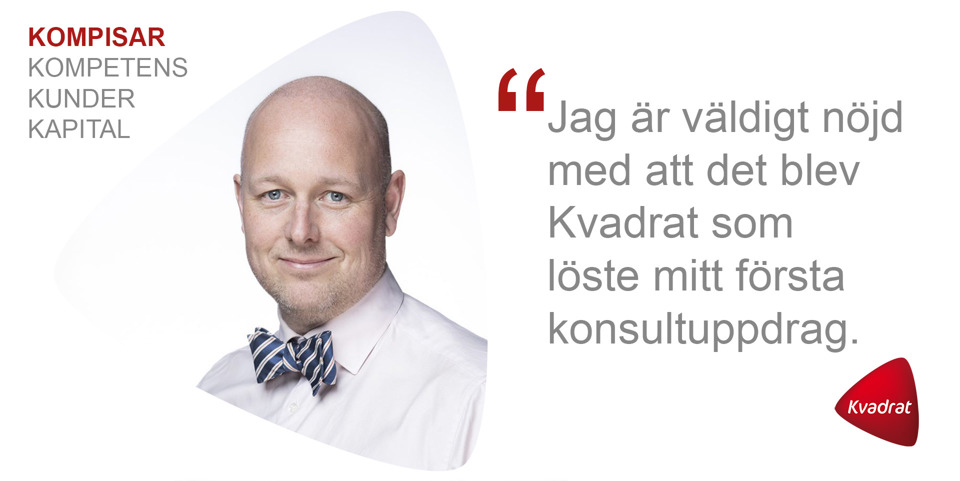 Peter Antonsson är verksamhetsutvecklare och ansluten till Kvadrat Sundsvall. 