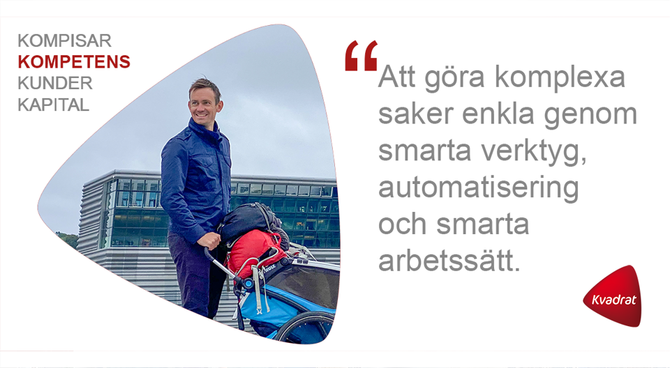 Tomek Jansson är senior DevOps-konsult hos Kvadrat Stockholm.